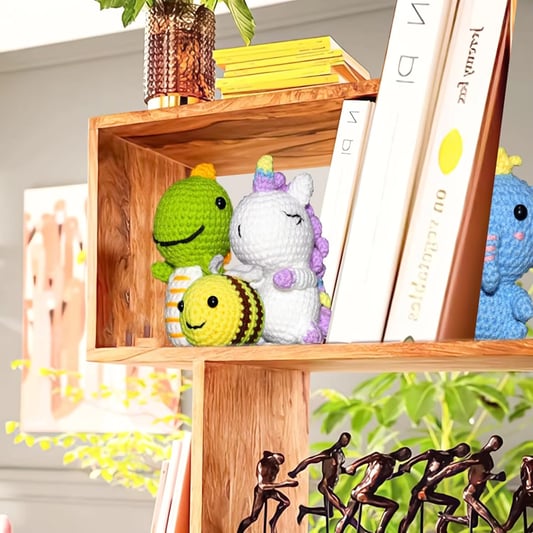 2024 Hot Sell Animal Crochet Kits for Beginners DIY Weaving Doll Set