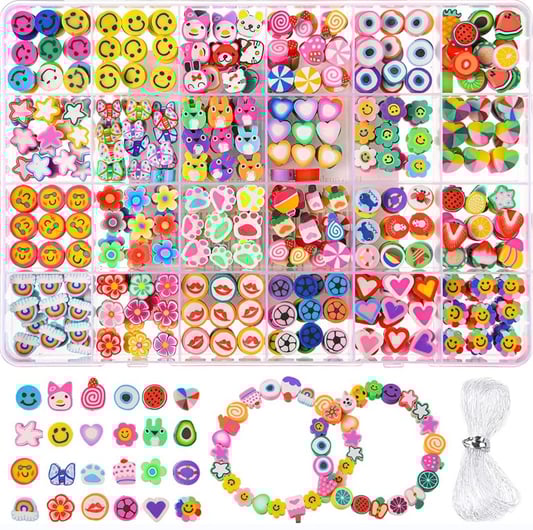 Factory Direct Selling 2024 Hot Sell 6mm Polymer Clay Beads Kits