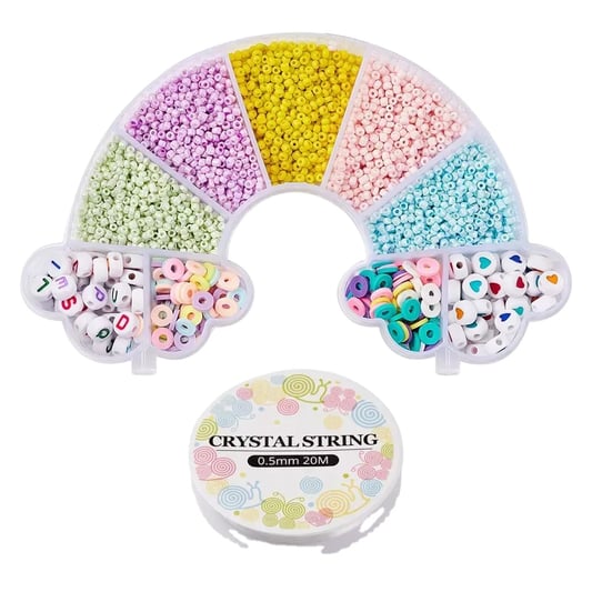 Colorful Flat Round Small Glass Seed Beads DIY Jewelry Kits Wholesale