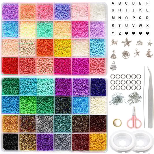 Wholesale Colorful Seed Mini Beads Set