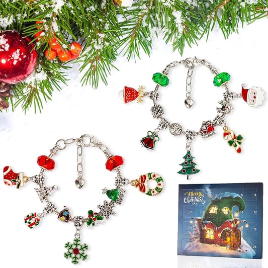 Wholesale Christmas Advent Calendar Jewelry Making DIY Christmas Gifts