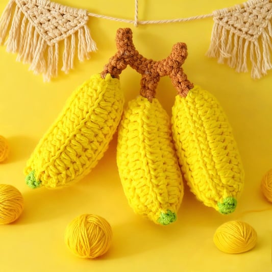 Mini Fruit Crochet Plush Set