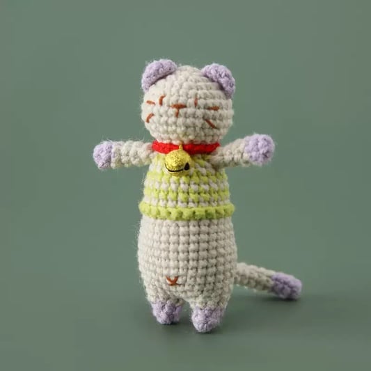 Crochet Cat Doll Plush