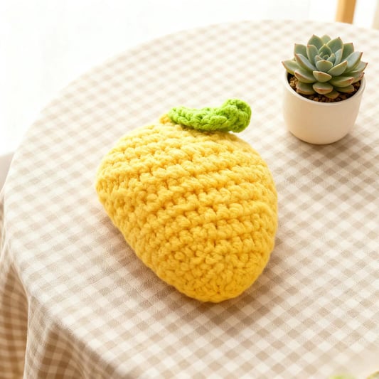 Mini Mango Crochet Plush