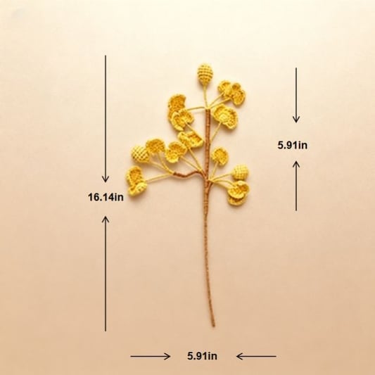 Crochet Golden Leaf Doll DIY Kit