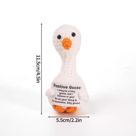 Crochet White Duck Plush Doll