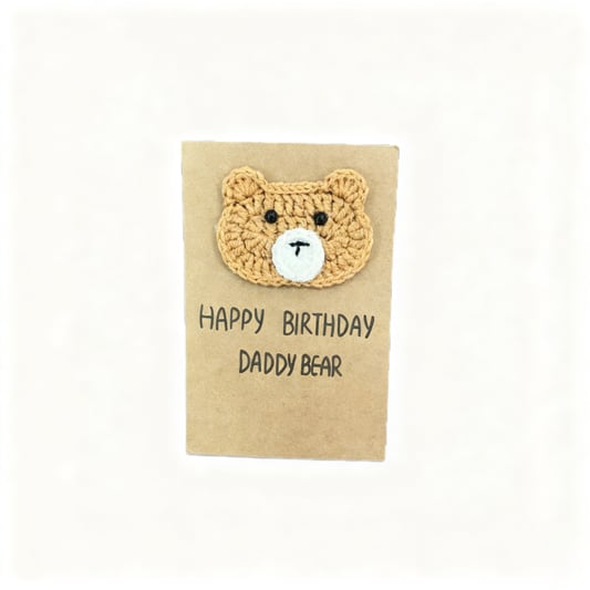 Crochet Bear Doll Card DIY Kit