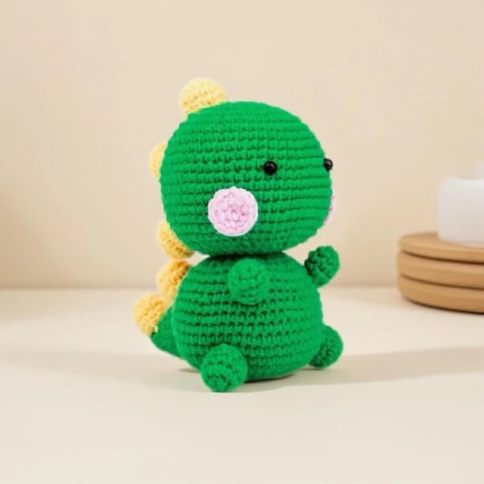 Crochet Dinosaur Animal Kit Soothing Amigurumi Craft