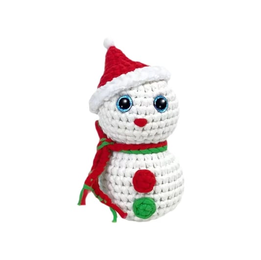 Crochet Snowman Doll Kit Winter Home Decor