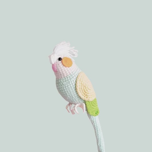 Crochet Cockatoo Doll Kit Cute Parrot Plush