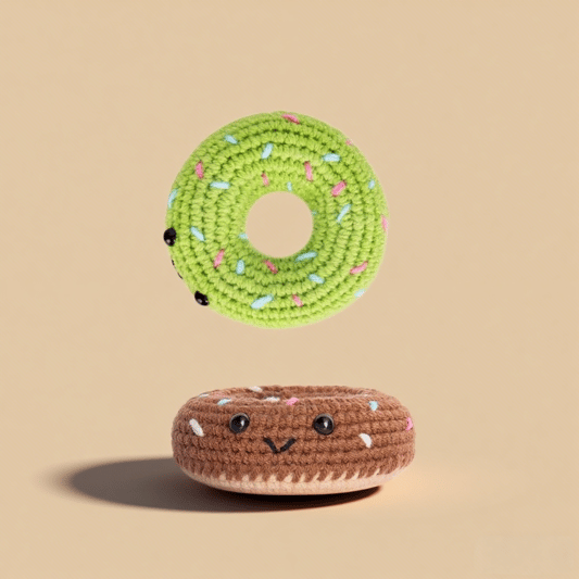 Crochet Donut Plush Amigurumi Kit