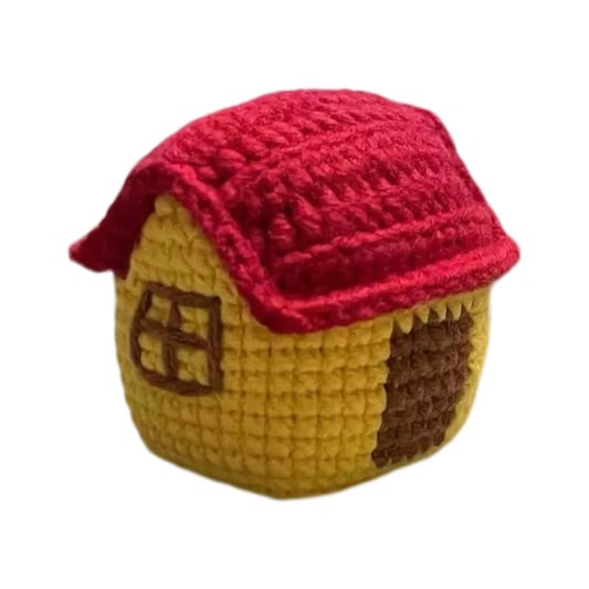 Crochet Mini House Kit Plush Cottage Decor