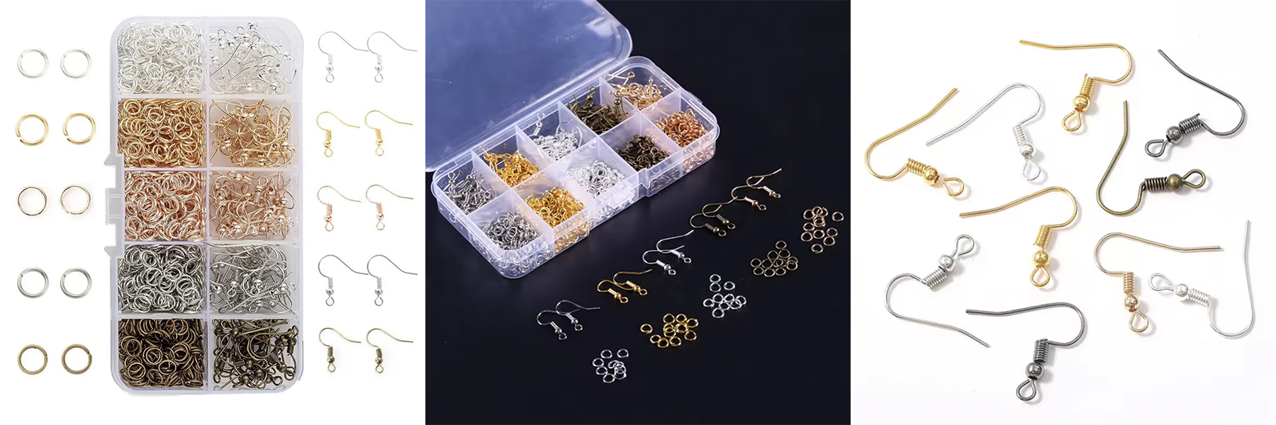 Factory Direct Selling 10 Grids DIY Jewelry Earhook Jump Ring Tool Kit