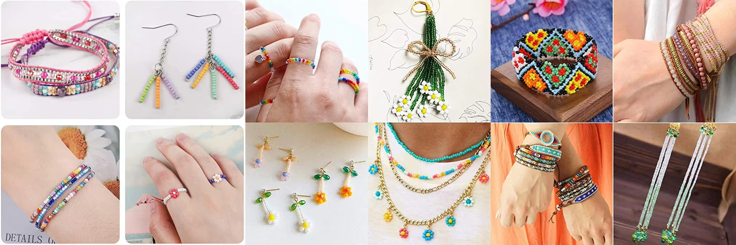 Direct Selling 2mm Glass Solid Seed Beads Kits