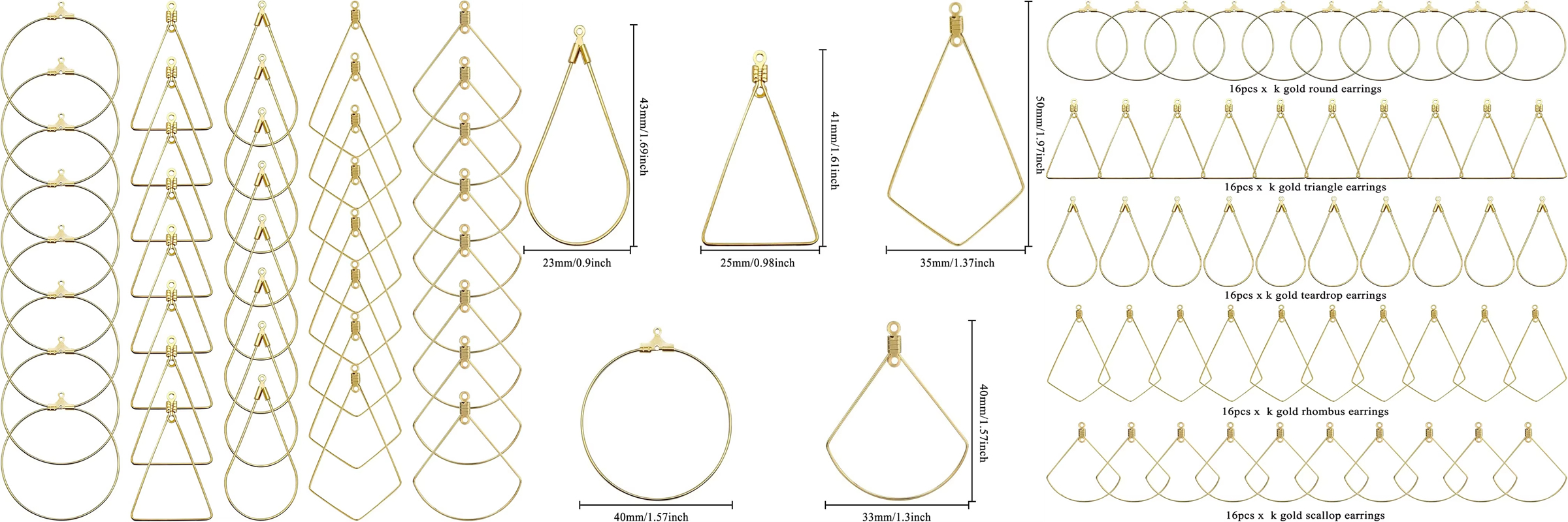 Beading Earring Jewelry DIY Making Finding Earring Accessory