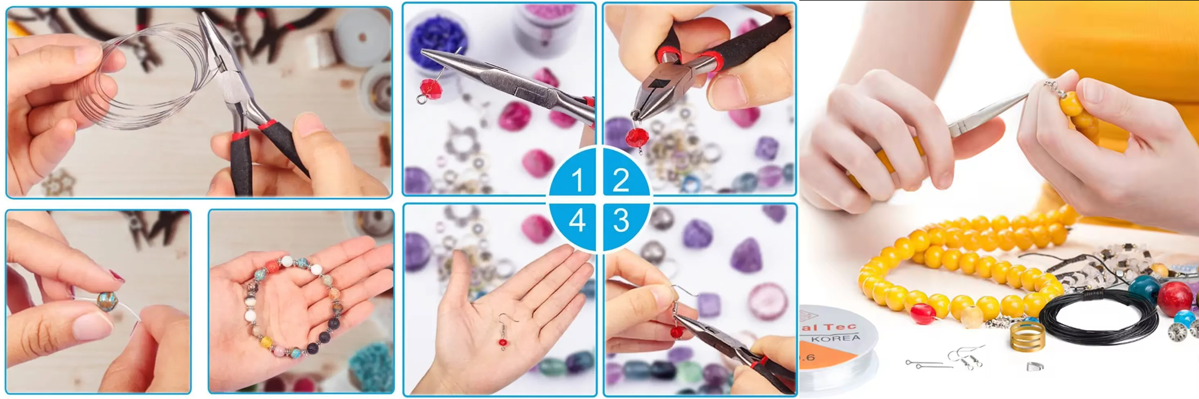 Factory-Made Earring Jewelry Making Accessories �C Complete Supplies Kit