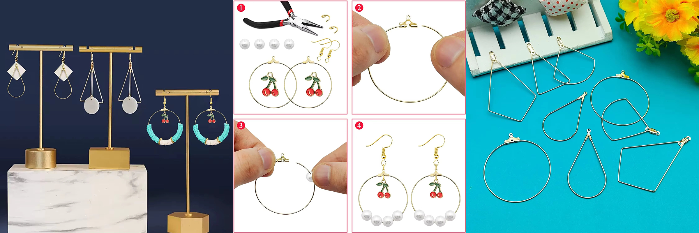 Beading Earring Jewelry DIY Making Finding Earring Accessory