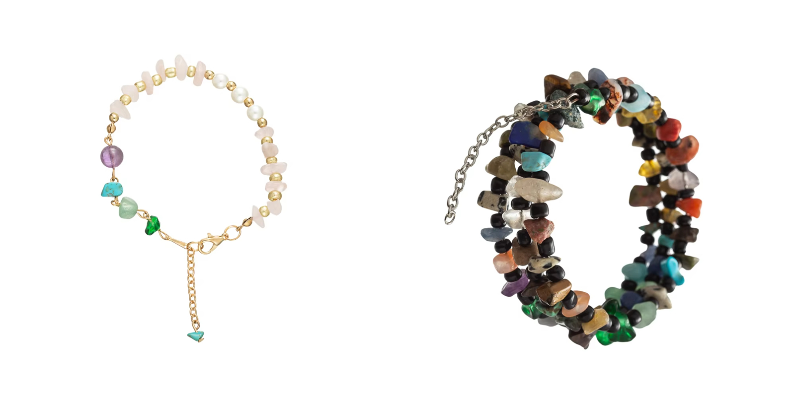 24 Colors of Natural Gemstone Beads Kit