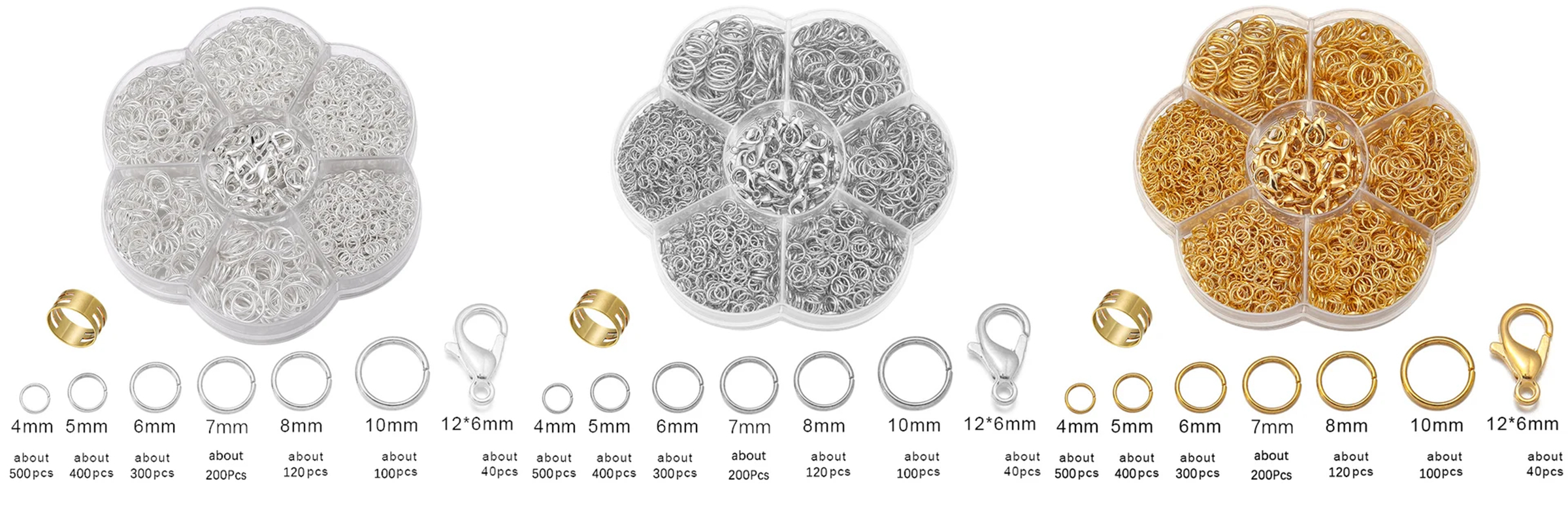7 compartment jump ring making kit