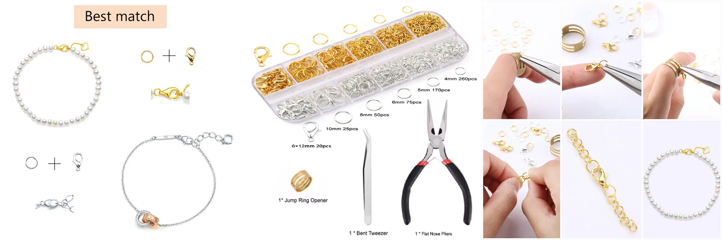 Alloy Jewelry Accessory Set Suitable For Jewelry Making