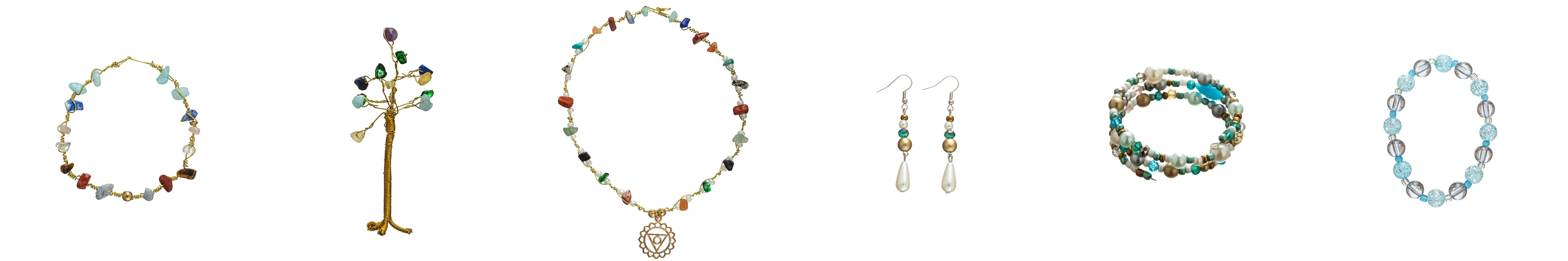 24 Colors of Natural Gemstone Beads Kit