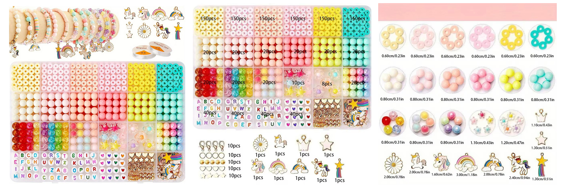 Wholesale Polymer Clay Bead Kits DIY Making Friendship Jewelry Set