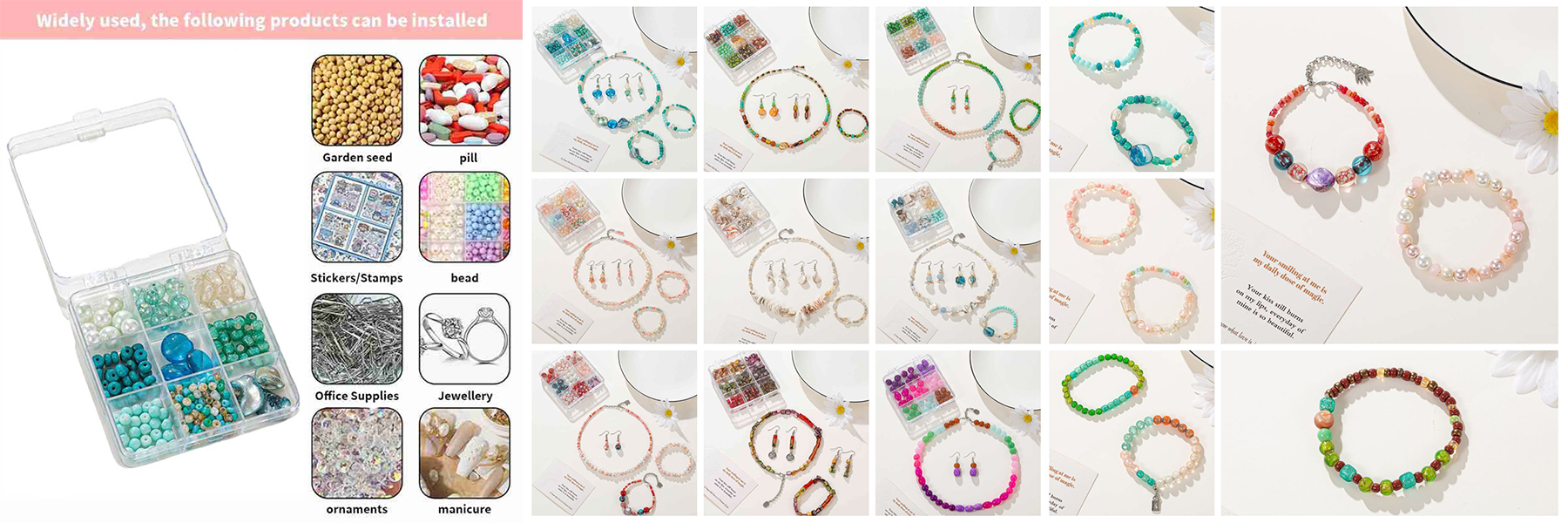 Sweet Syle Natural Stone Bead Jewelry Making Kit Wholesale Sale