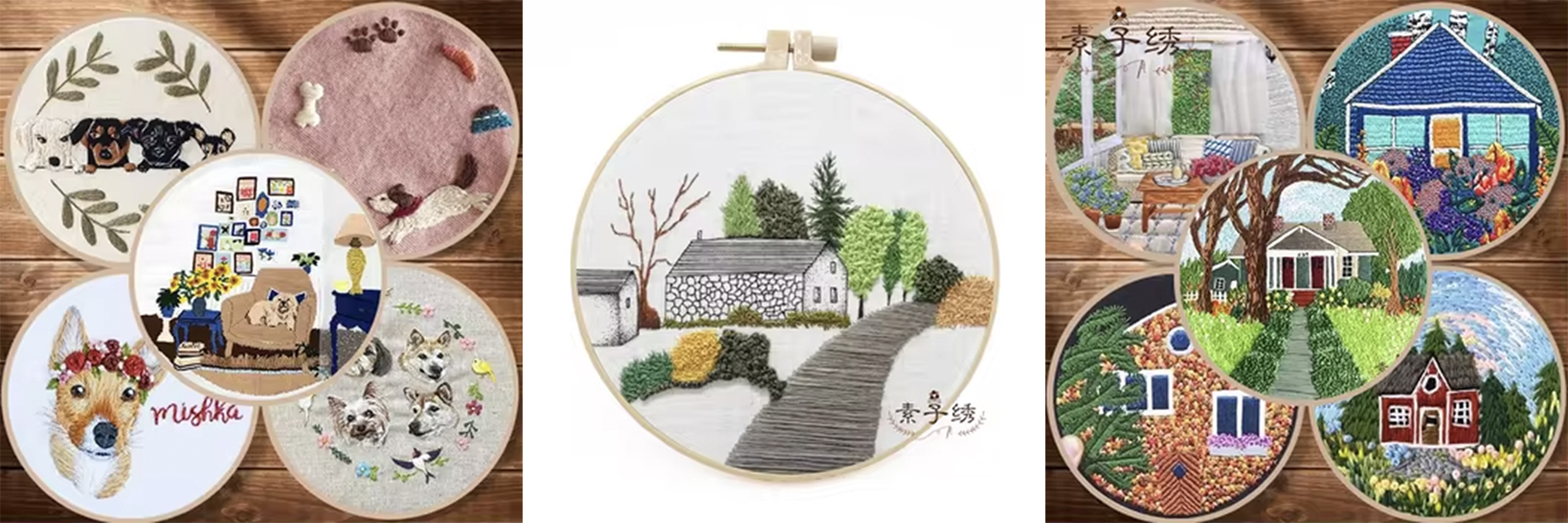 Direct Selling Needlework Yarn Embroidery Set DIY Starter Kits