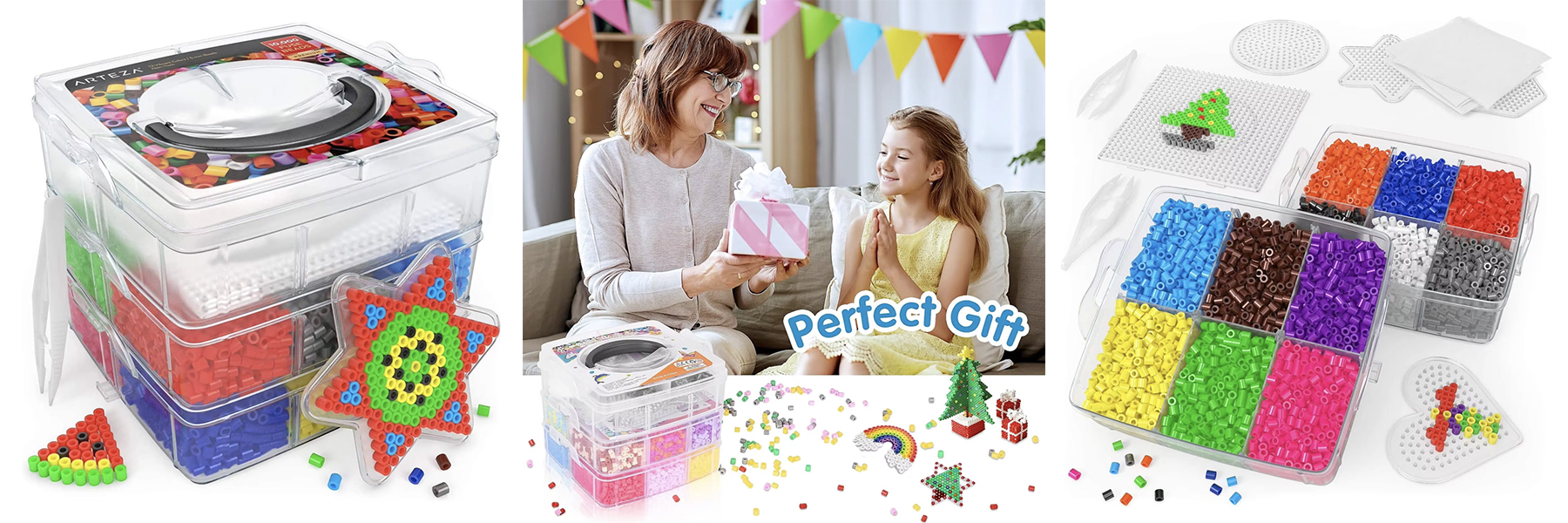 Factory 2024 Hot Sales Plastic Perler Bead Set 2.5&5mm Hama Bead Kit