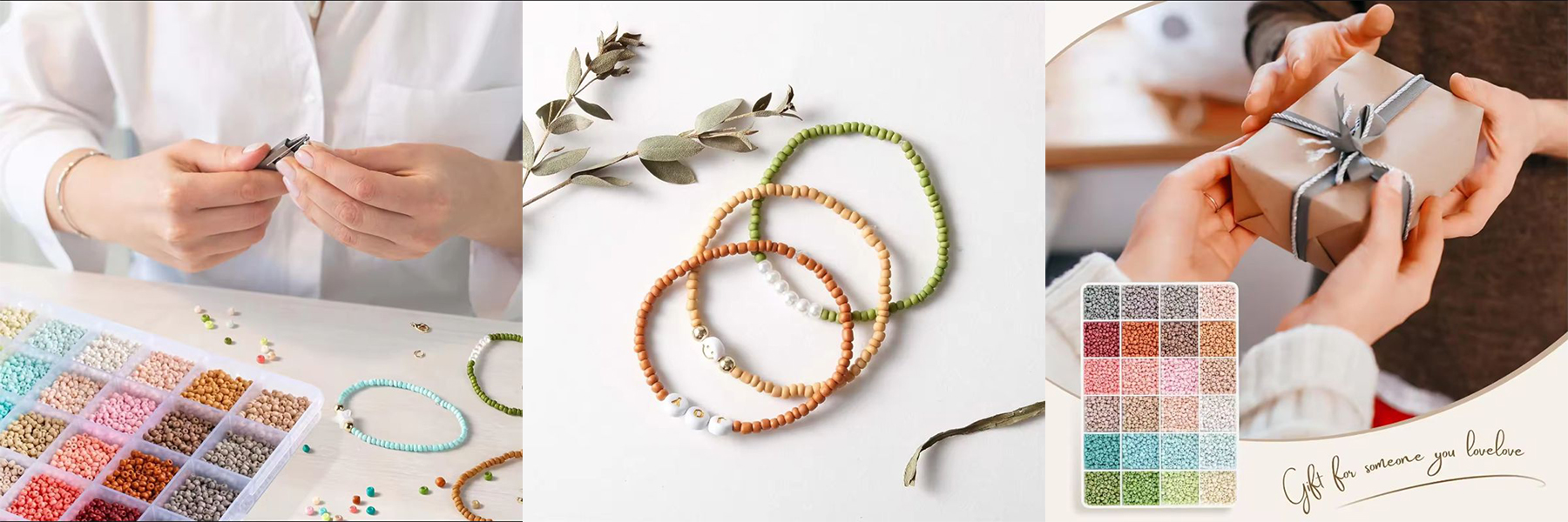 24 Colors Glass Seed Beads Kit Manufacturers