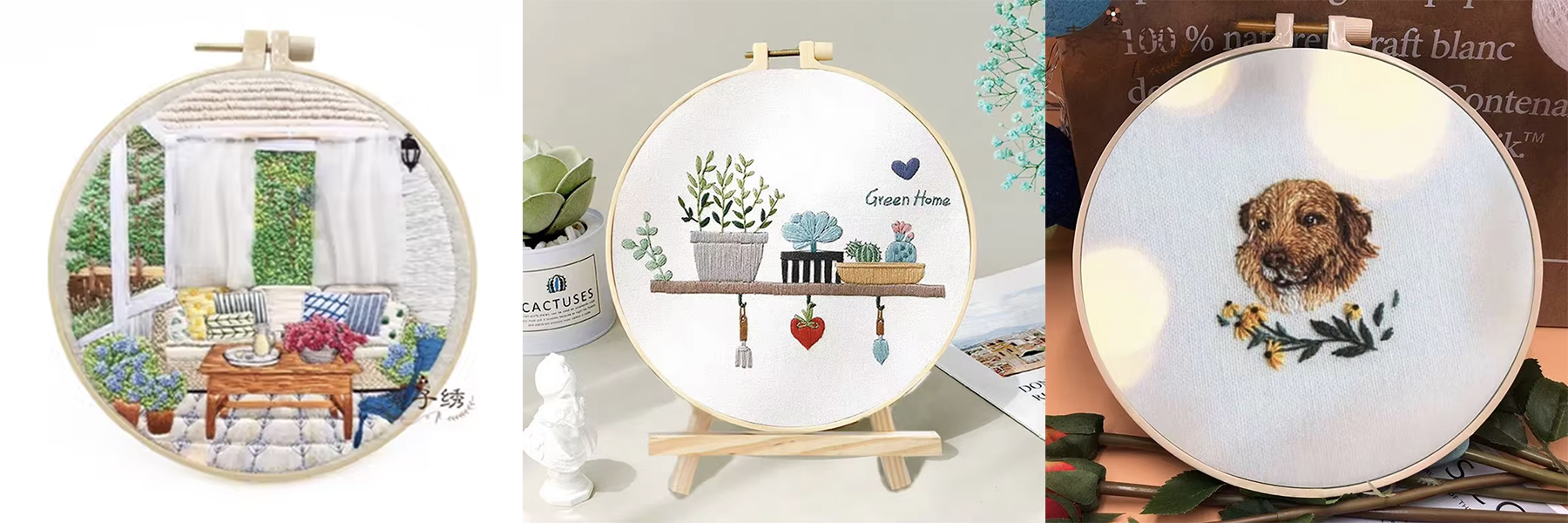 Direct Selling Needlework Yarn Embroidery Set DIY Starter Kits