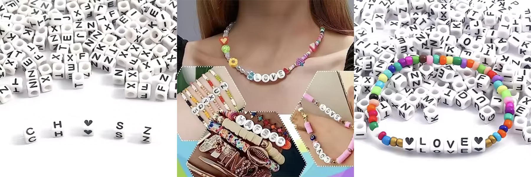 Wholesale Flat Round Acrylic Russian Letter Beads 7x4mm Alphabet Beads