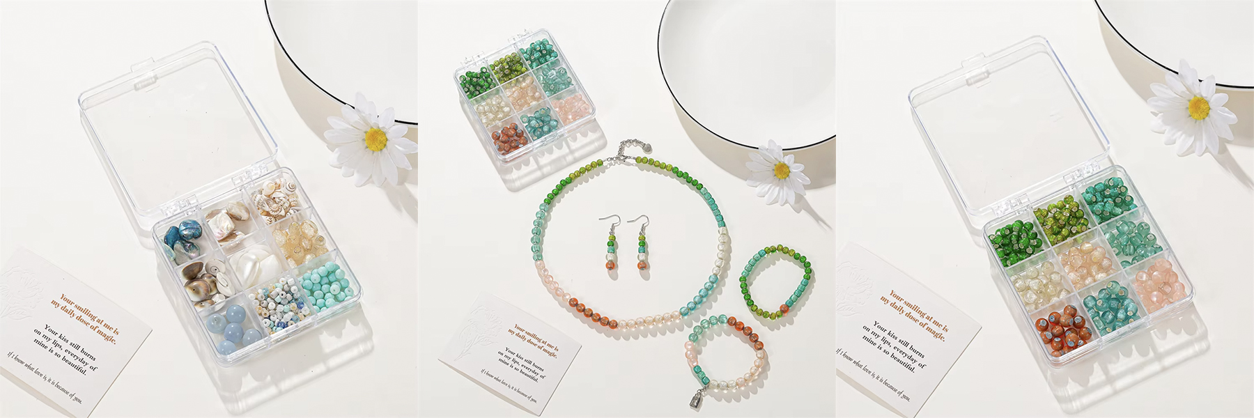 2024 Hot Sell Sea Style Fashion Travel Bracelet Making Kit Wholesale